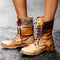 Brown Leather Boots for Women Vintage