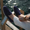 Mocassins en daim bleu marine pour homme