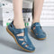 Chaussures Sandales Femme Cuir Bleu Semelle Antidérapante