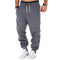 Pantalon de jogging gris pour homme avec cordon de serrage