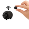 Caméra de sécurité Wi-Fi compacte noire portable