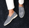 Chaussures Mocassins Homme Daim Bleu Casual