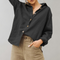 Linen-look blouse for women