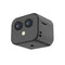 Black Dual-Lens Outdoor Security Camera