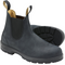 Bottes Chelsea en cuir noir pour homme