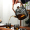 Glass Teapot with Wooden Handle