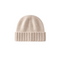 Gorro de lana beige tejido para adulto