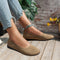 Ballerines Femme Tissées Marron Casual