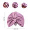 Cuffia da Notte in Raso Viola con Elastico per Capelli