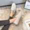 Chaussures Mocassins Femme Doublure Molletonnée Hiver Blanc