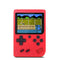 Red Portable Game Console with LCD Screen and Buttons