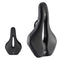 Selle de vélo ergonomique noire avec découpe centrale