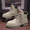Chaussures de Randonnée Homme Beige avec Lacets et Semelle Épaisse