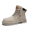 Chaussure de Randonnée Beige en Cuir pour Homme