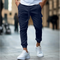 Pantalon cargo homme bleu marine avec poches latérales