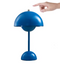 Lámpara de mesa azul diseño moderno con interruptor táctil