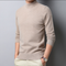 Pull en Laine Beige à Col Roulé pour Homme