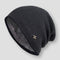 Bonnet en laine doublé polaire noir pour homme