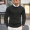 Maglione a trecce nero da uomo