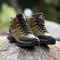Chaussures de randonnée imperméables marron pour homme