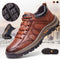 Chaussure de randonnée en cuir marron pour homme