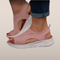 Chaussures Sandales Femme Rose à Semelle Blanche