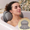 Oreiller de Bain Antidérapant Gris pour Baignoire