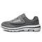 Chaussure de sport grise pour homme avec semelle blanche