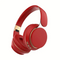 Casque audio sans fil rouge avec commandes intégrées