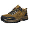 Chaussure de randonnée Camel en cuir marron pour homme