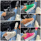 Multicolored platform sports shoes for women