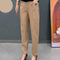 Pantalon droit beige pour femme