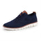 Chaussure de ville en maille bleue pour homme