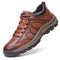 Chaussure de randonnée en cuir marron pour homme