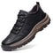 Chaussure de randonnée en cuir noir pour homme
