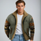 Veste en laine polaire à motifs ethniques pour homme