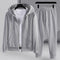 Survêtement gris à capuche et pantalon pour homme