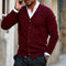 Elegant cardigan med knapper til mænd | Chic og afslappet stil