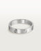 Bague en acier inoxydable argentée avec vis décoratives